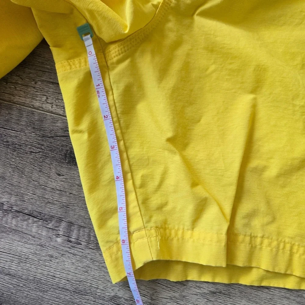 Brooks Brothers 346 Mens Yellow Cotton Nylon Board Shorts Swim Trunks Size 40